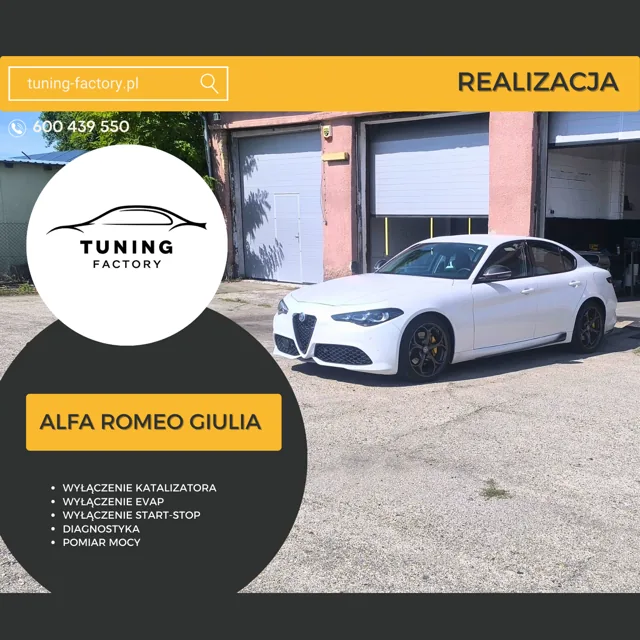 Alfa Romeo Giulia 2.0 280 KM – Tuning i Diagnostyka